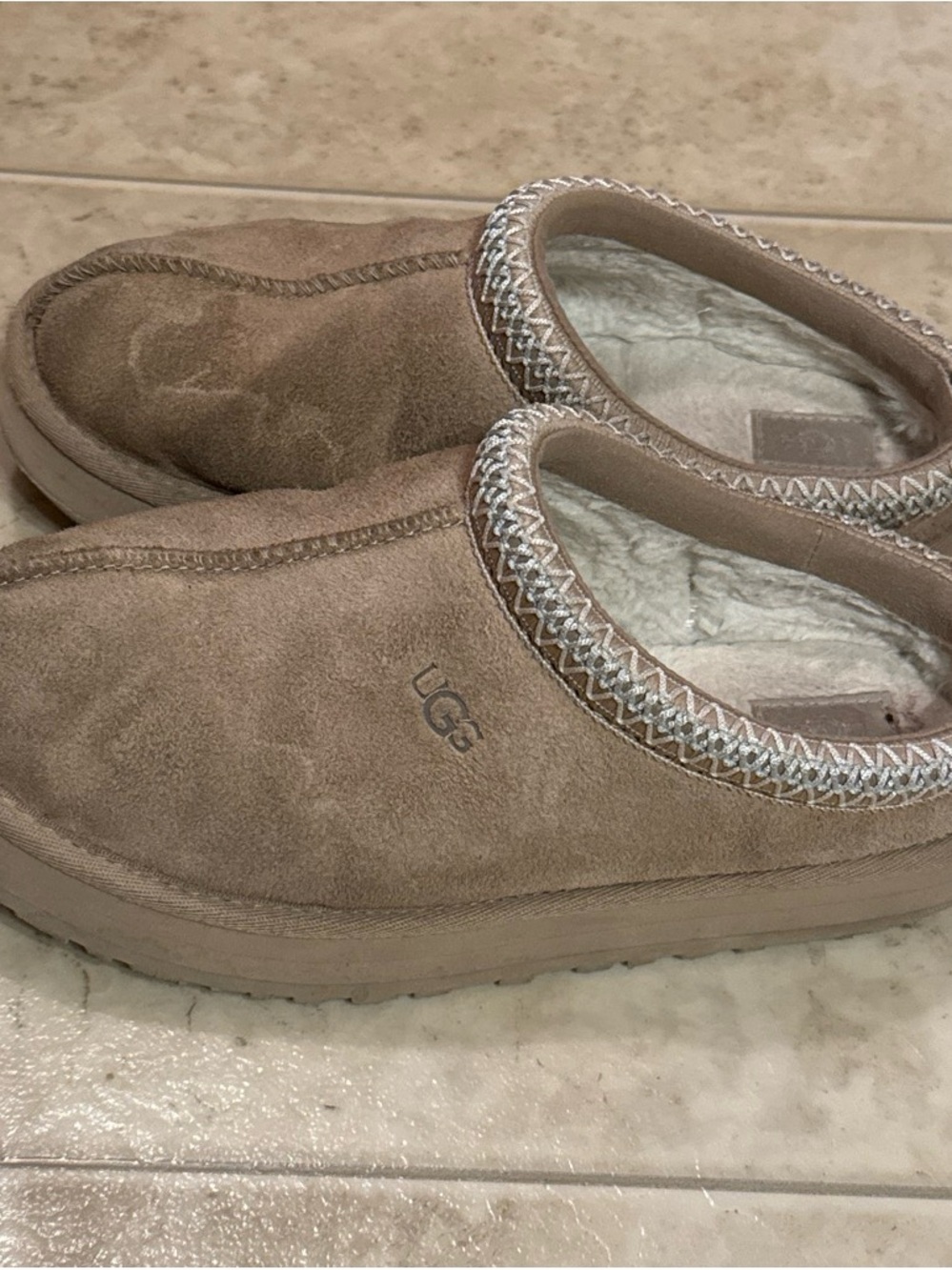UGG WomenTasman Suede Slipper - Chestnut